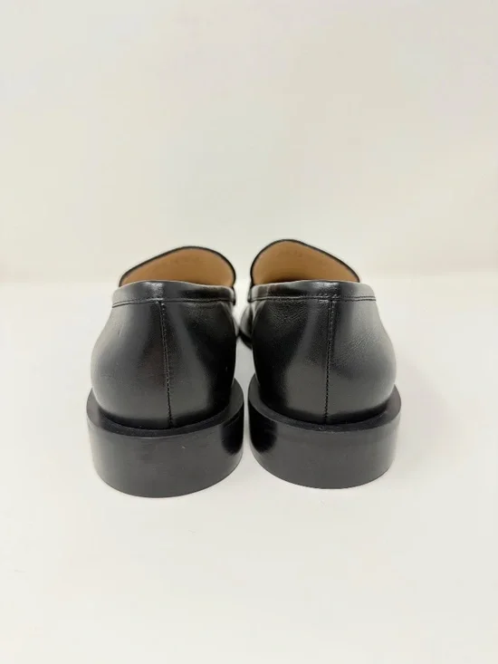 New Stuart Weitzman Emi Penny Loafer Black Leather Sz 8 - Picture 4 of 14